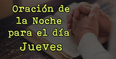 Oración diaria Jueves por la noche