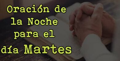 Oración diaria Martes por la noche