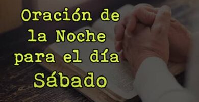 Oración diaria Sábado por la noche